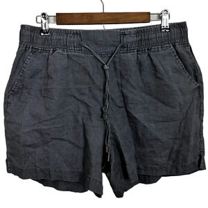 Ellen Tracy • Gray Linen Shorts